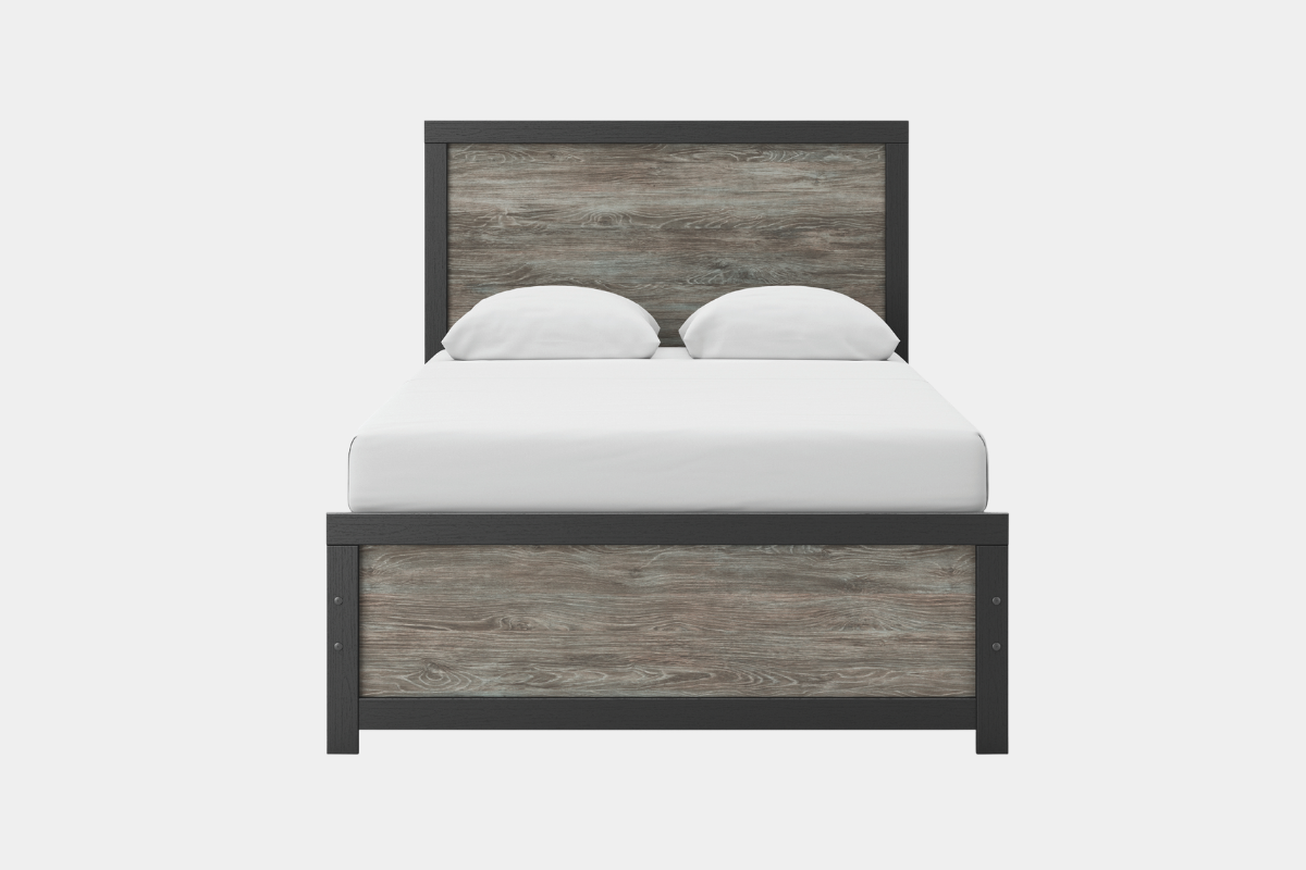 BROACHM32:Broachmyn Panel Bed & Dresser & Mirror & Nightstand, Front