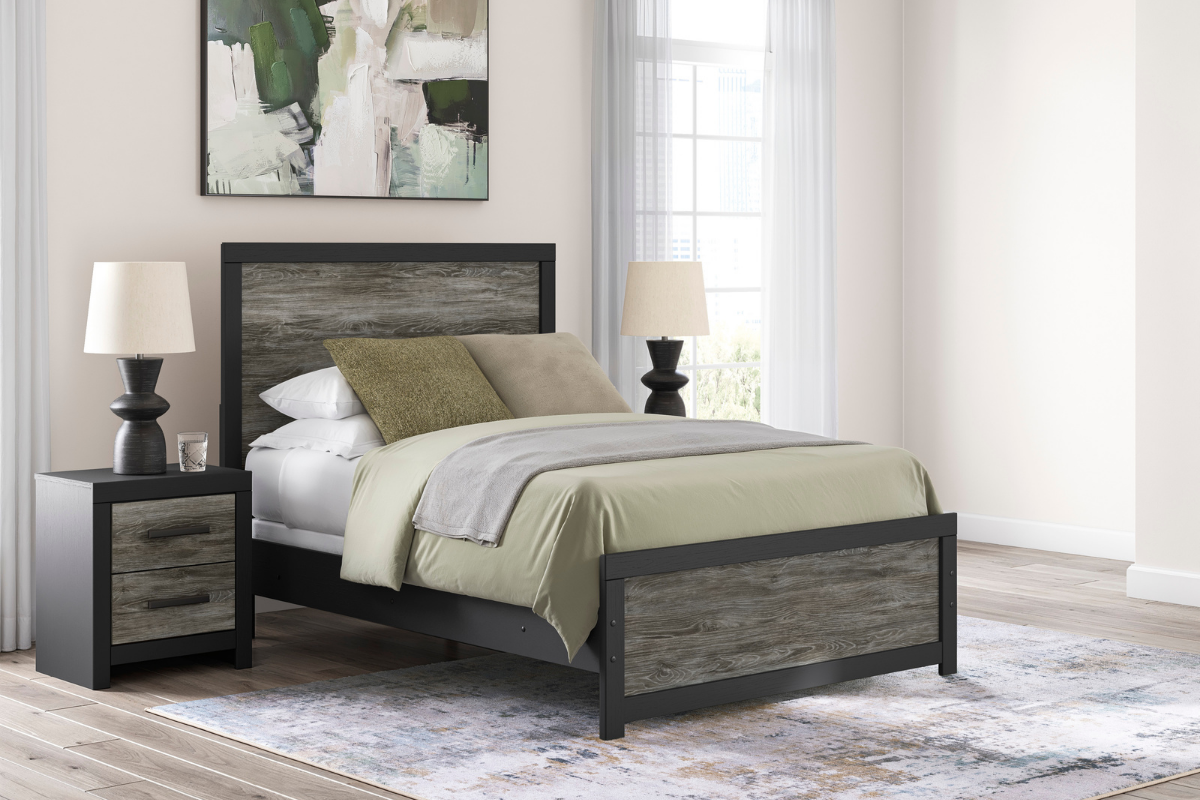 BROACHM30:Broachmyn Panel Bed, Styled