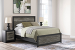 BROACHM23:Broachmyn Panel Bed & Dresser & Mirror & Nightstand, Styled
