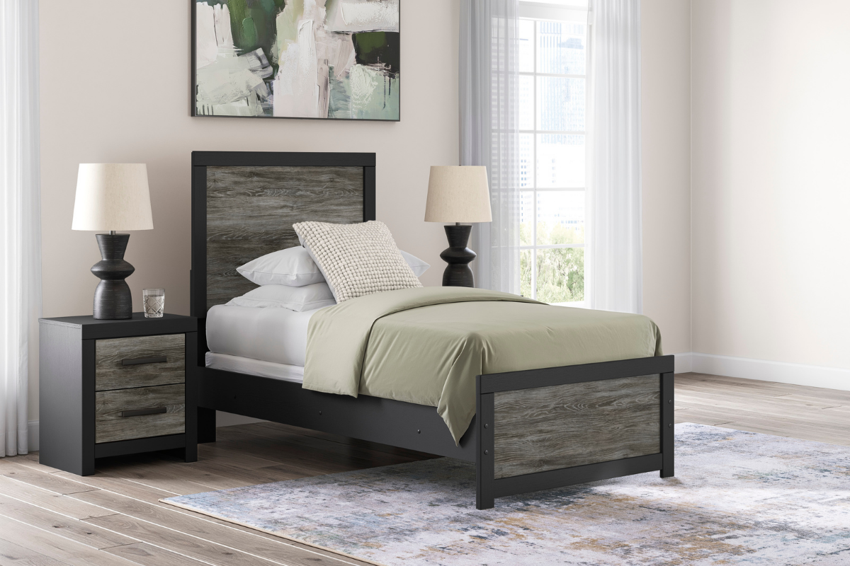 BROACHM34:Broachmyn Panel Bed, Styled