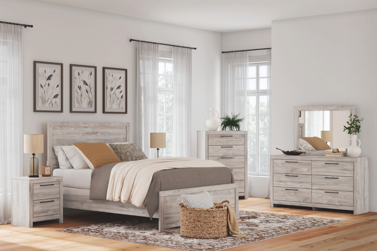 BROACHM07:Broachmyn Panel Bed, Styled