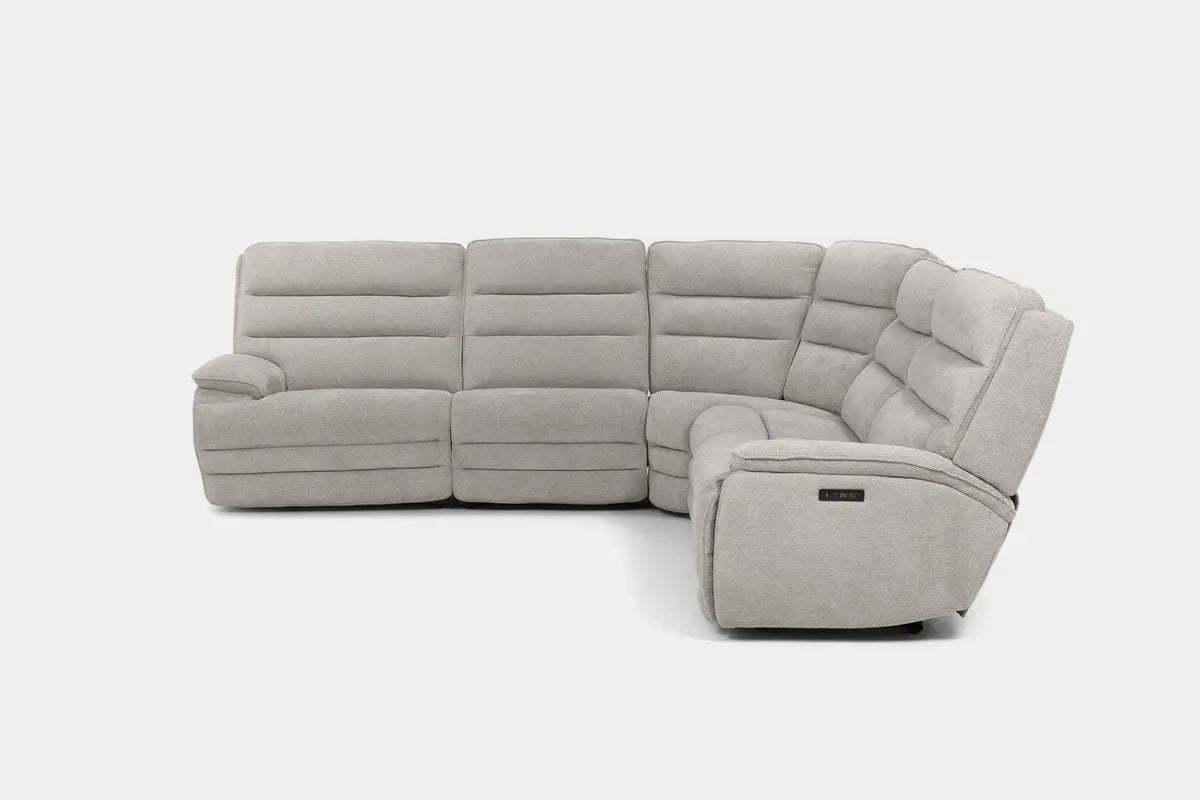 BRYANT030:Bryant 5 Piece 2 Power Sectional, Side
