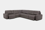 BRYCE0223:Bryce 7 Piece Power Sliding Sectional With Armless Slider, Angled