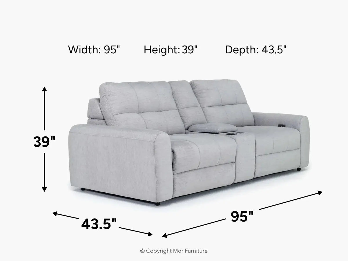 BRYCE0101:Bryce Power Console Loveseat,