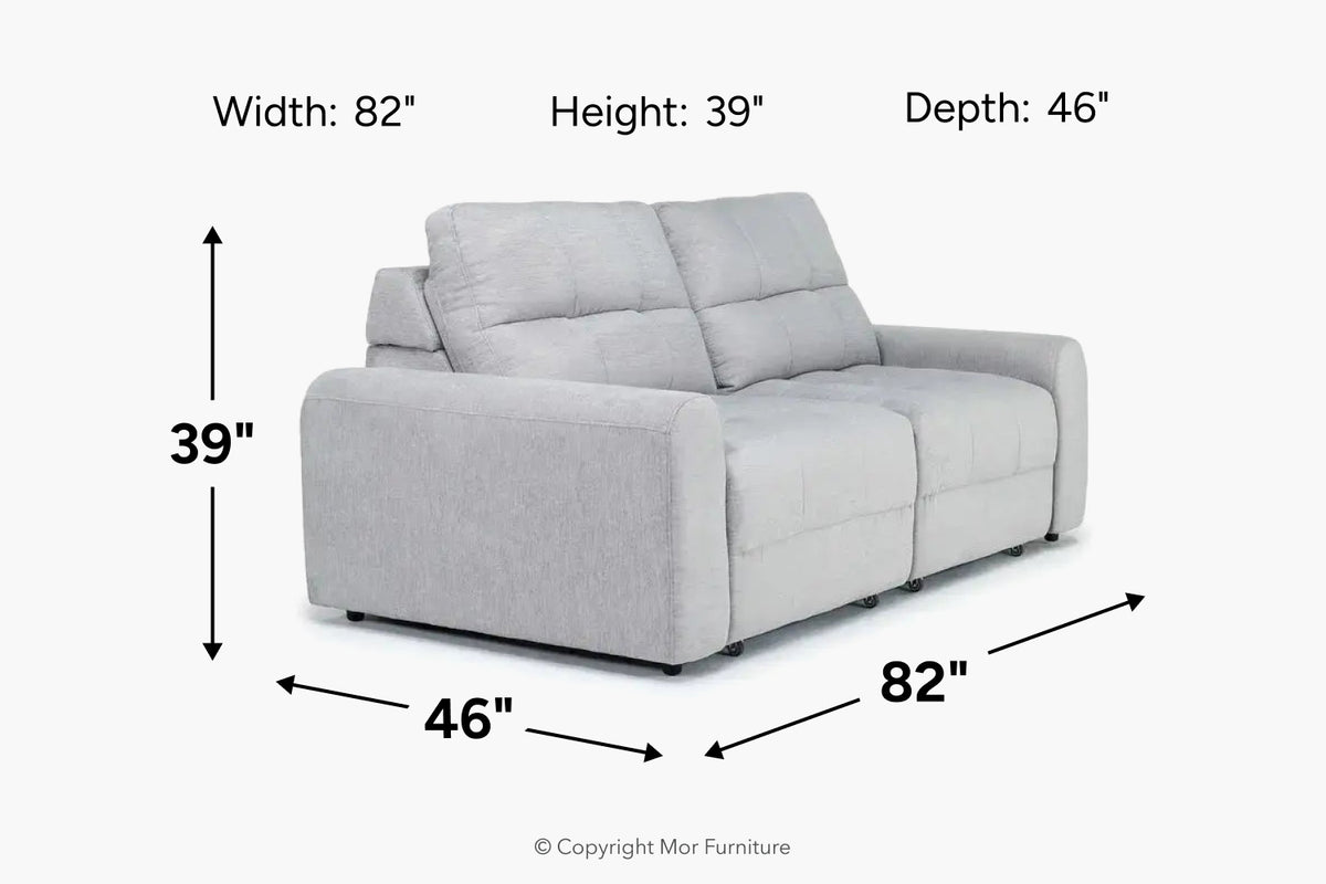 BRYCE0005:Bryce Power Sliding Loveseat,