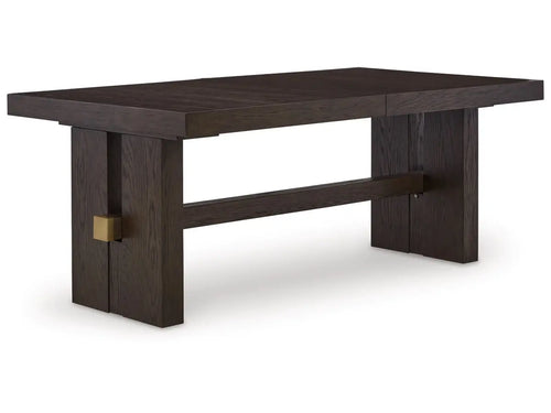 396886482:Burkhaus Dining Table, AngledAngle