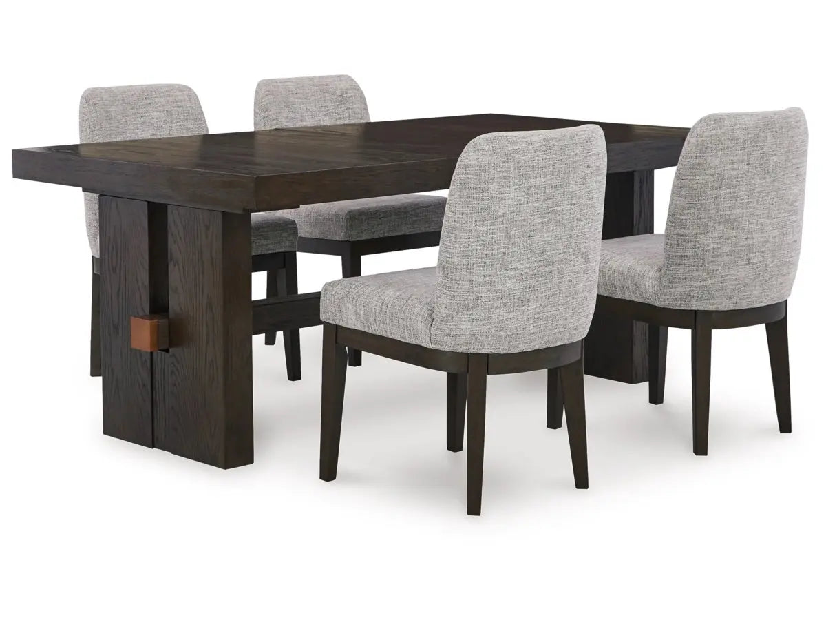 BURKHAU01:Burkhaus Dining Table & 4 Chai,