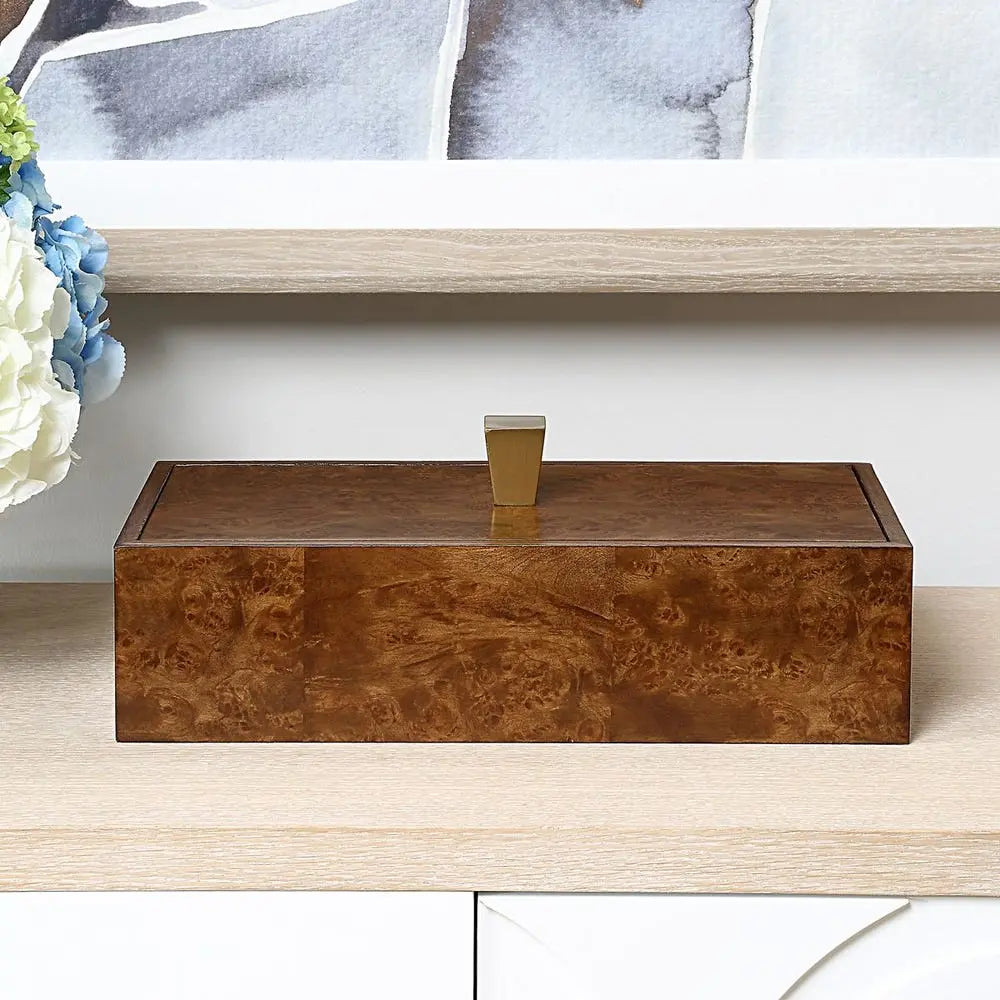 040421507:Burl Haven Tray, Styled