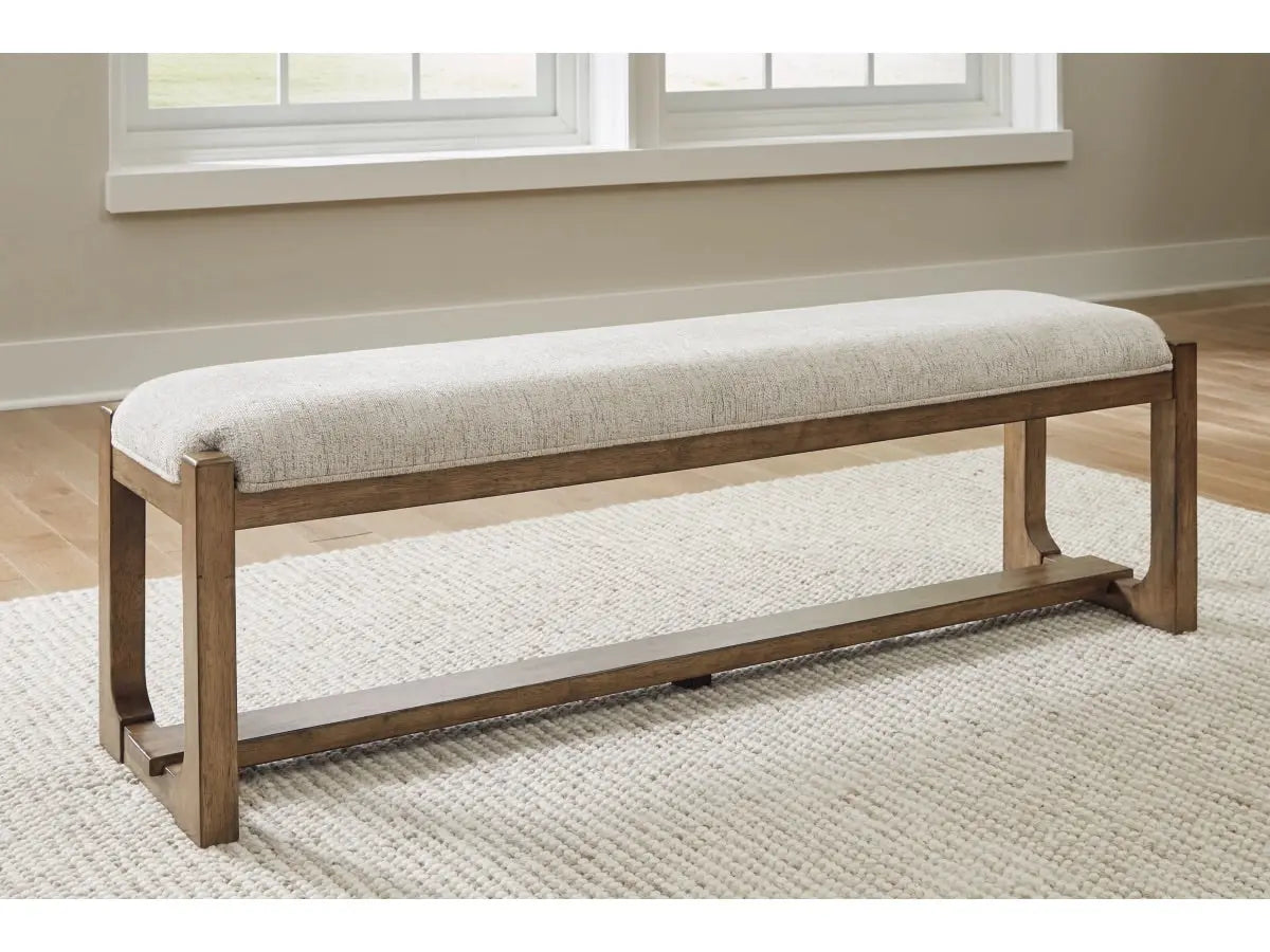 750664137:Cabalynn Dining Bench, Styled