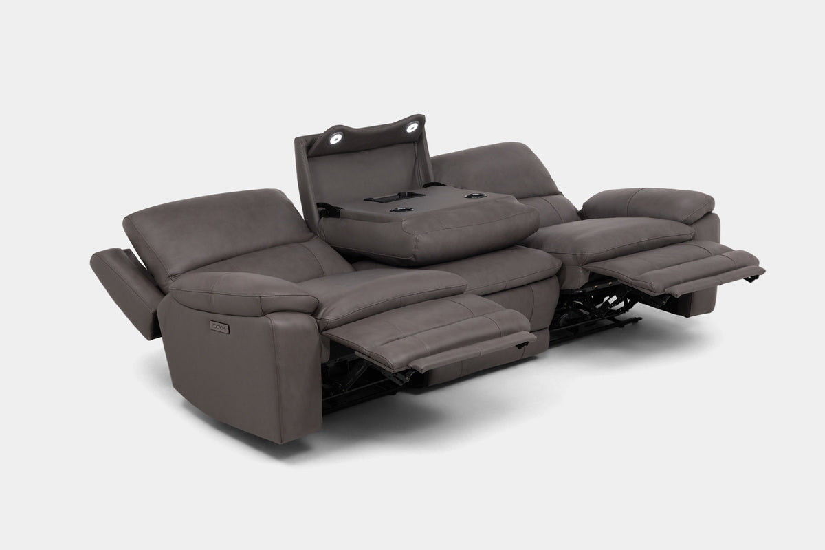 CALLUM004:Callum 2 Power Sofa & Console Loveseat,  ReclinedAngled