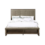 185830668:Cagney Upholstered Panel Bed w/ Storage in Gray, Queen, Image 4