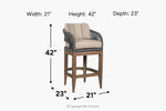 979165317:Capri Outdoor Barstool,