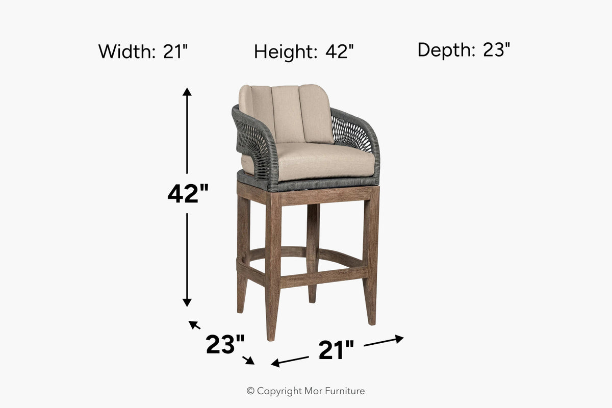 979165317:Capri Outdoor Barstool,