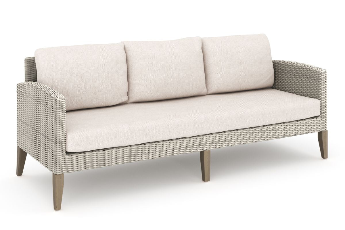 075592329:Carezza Patio Sofa & Chair Set, AngledAngle