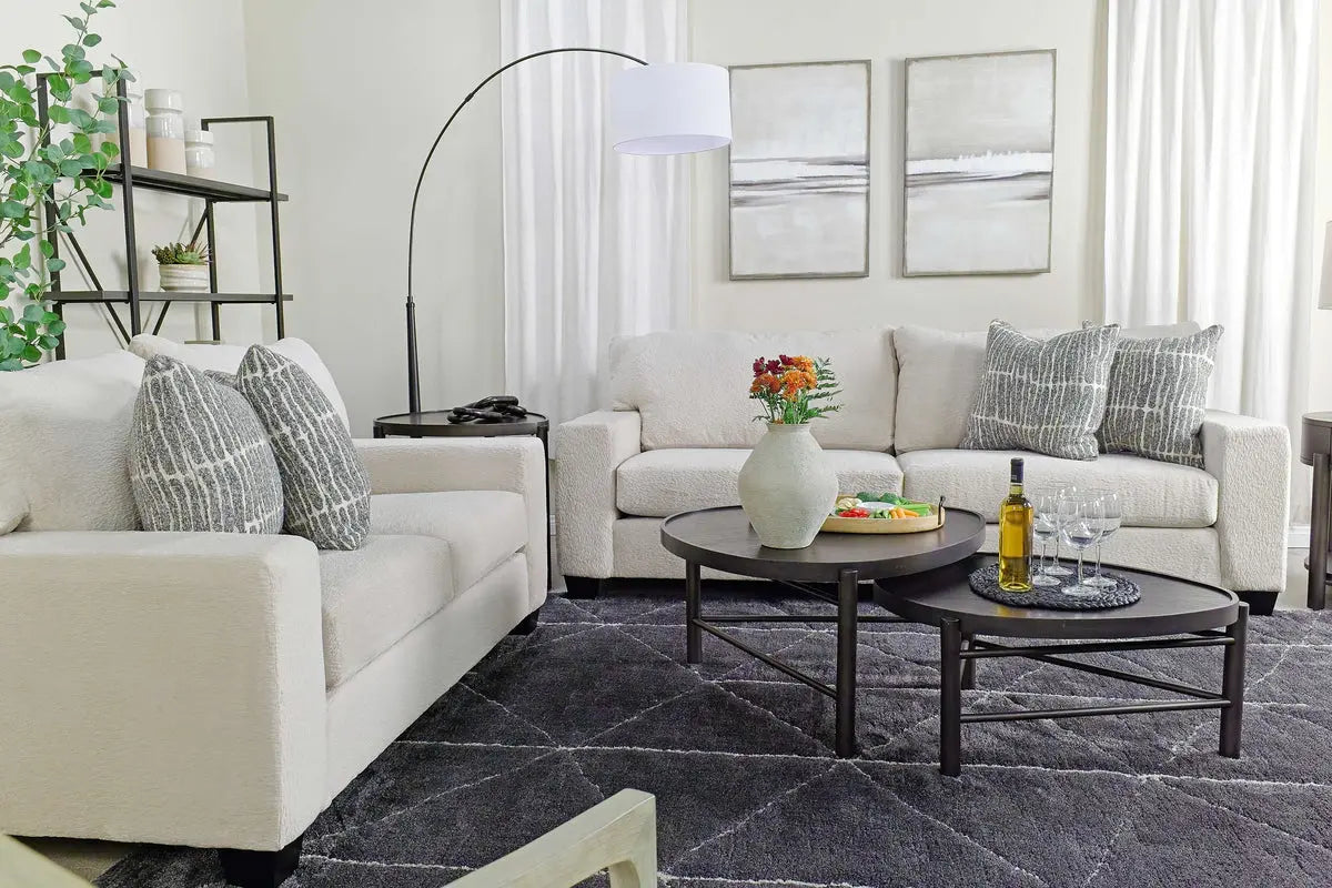 CARLSBADS:Carlsbad Sofa & Loveseat, Styled
