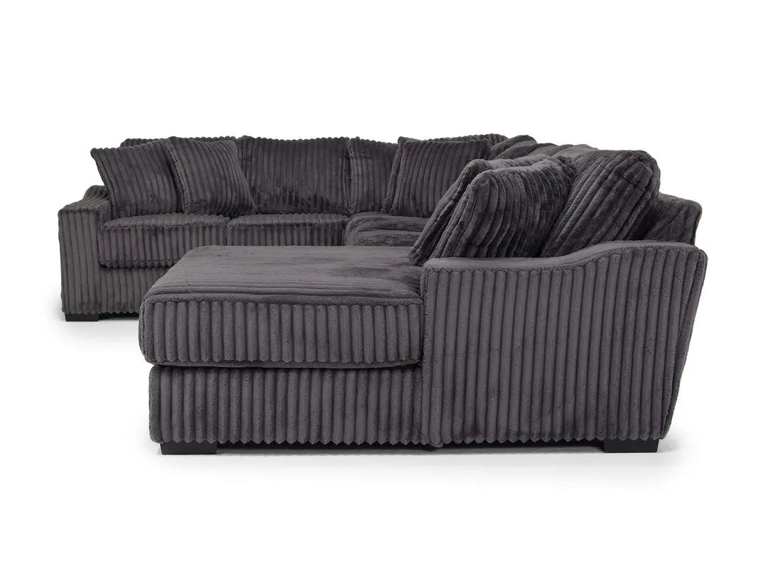 CASPER021:Casper Tux Loveseat Chaise Sec, Side