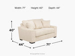 929191088:Casper Loveseat,