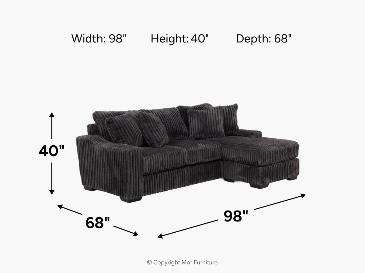 097795630:Casper Reversible Sofa Chaise,