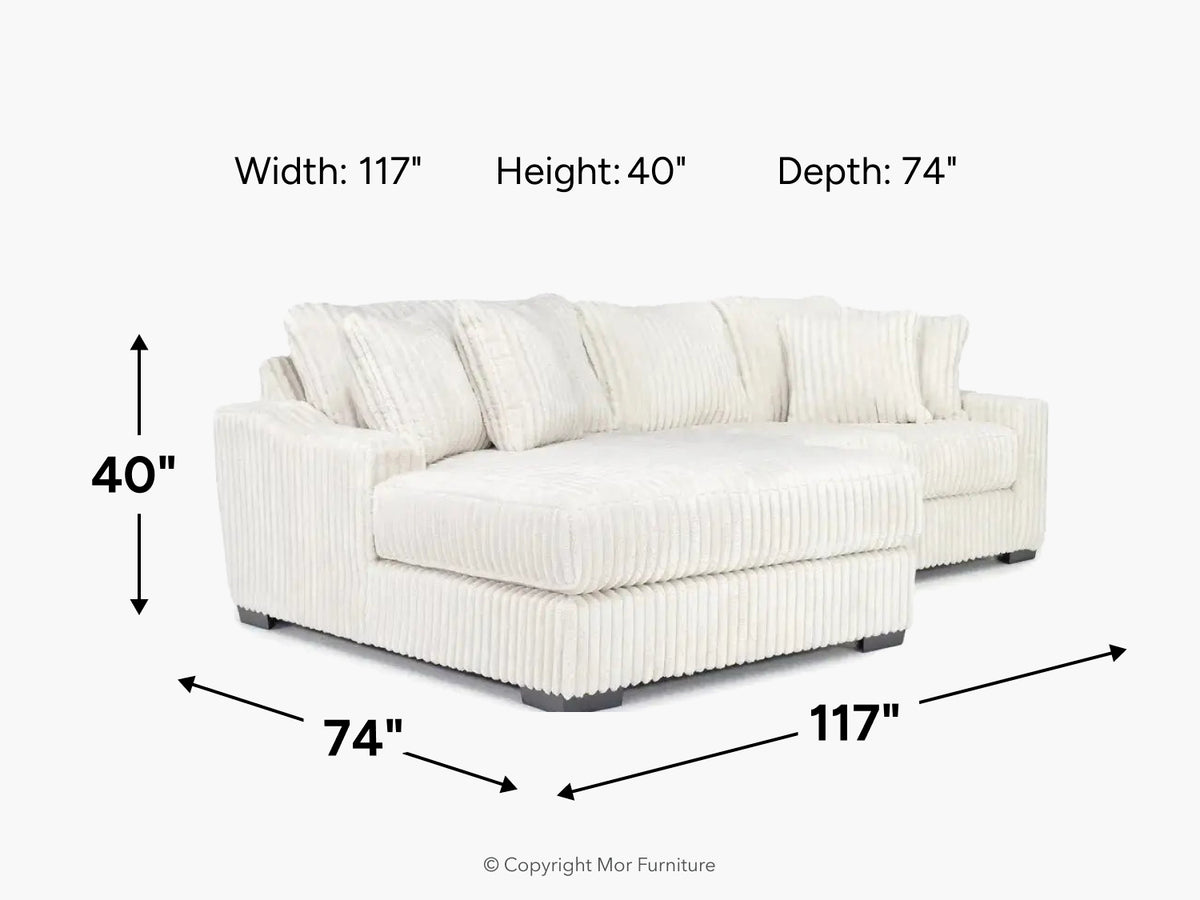 CASPER030:Casper Sofa Chaise,