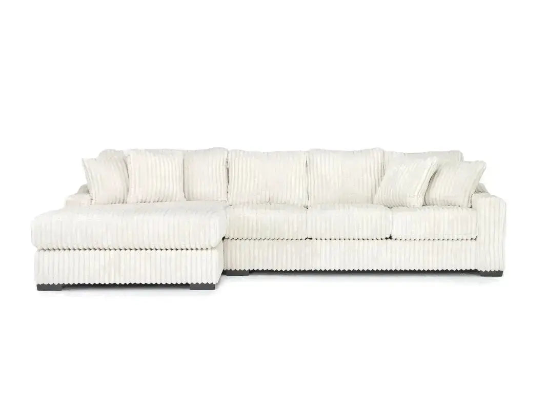CASPER032:Casper Sofa Chaise Sectional, Front