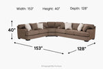 CATAMAR11:Catamaran 3 Piece Sectional,