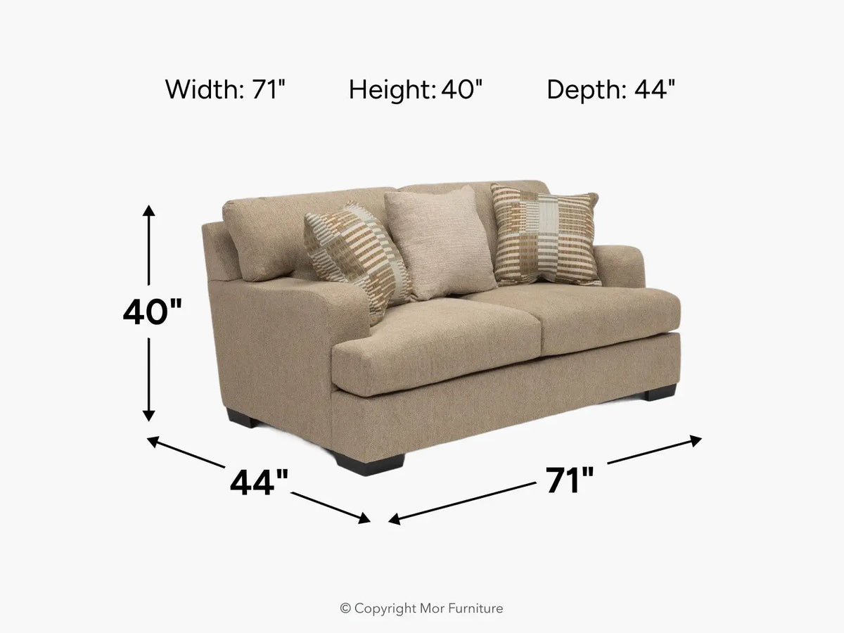 978888393:Celine Loveseat,