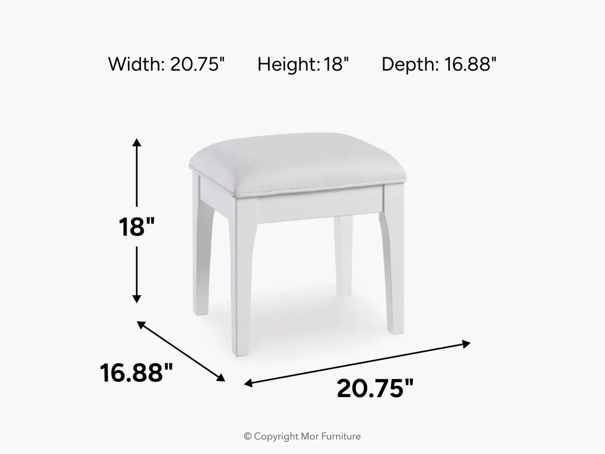 110543124:Chalanna Vanity Stool,
