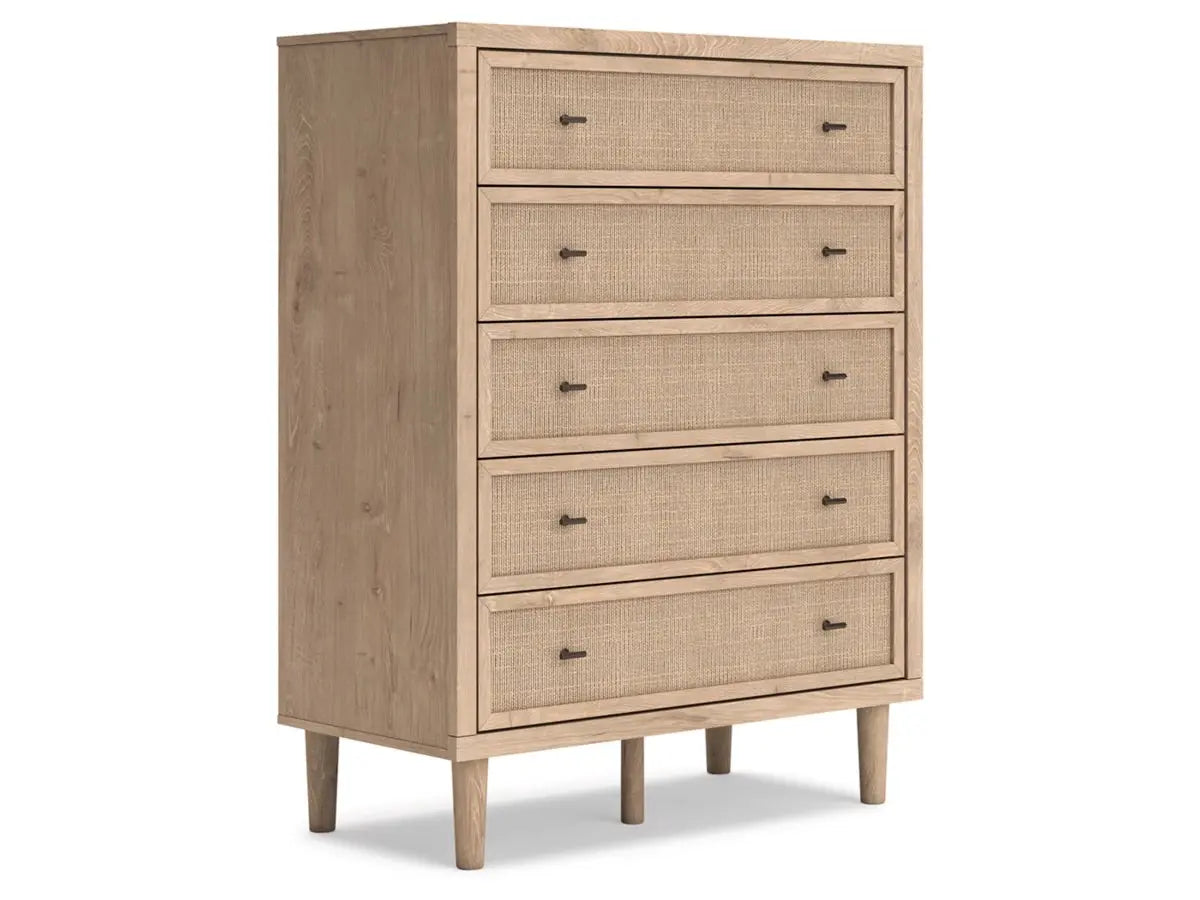 CIELDEN15:Cielden Upholstered Bed & Dres, AngledAngle