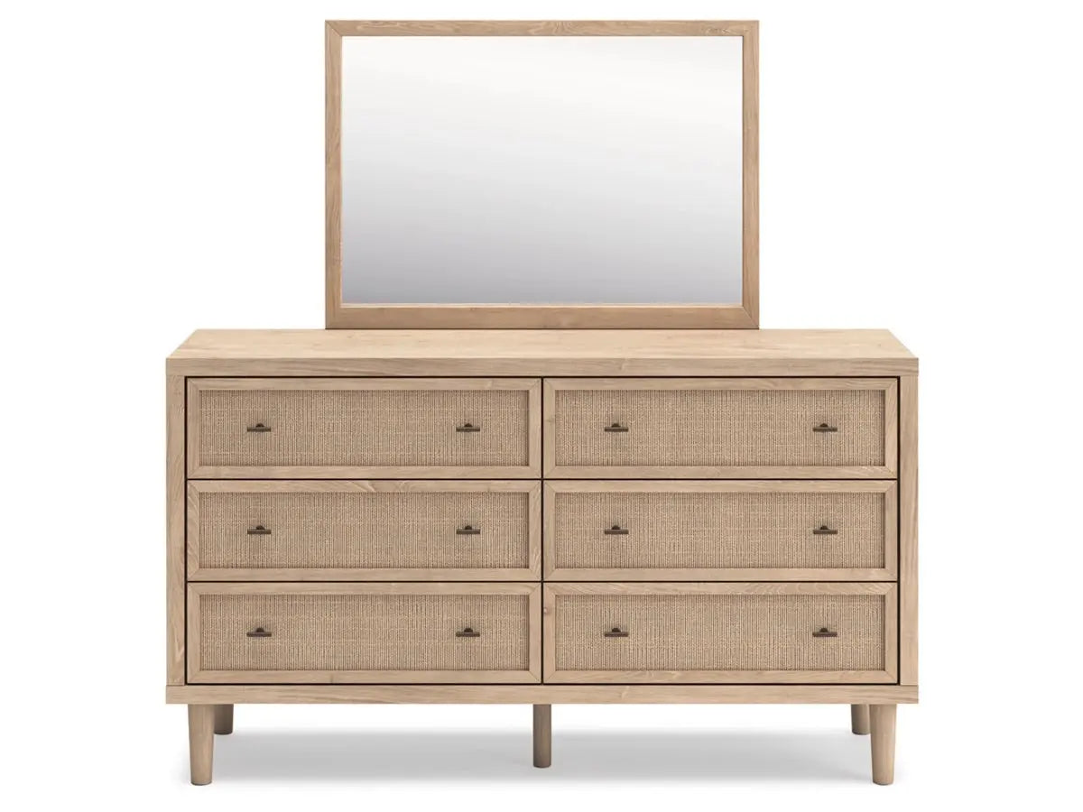 CIELDEN01:Cielden Panel Bed & Dresser & , Front