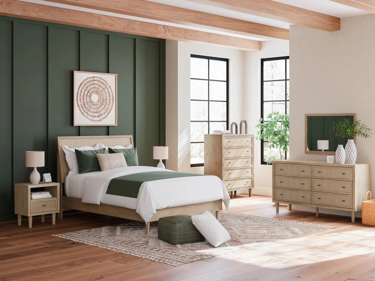 CIELDEN00:Cielden Panel Bed, Styled