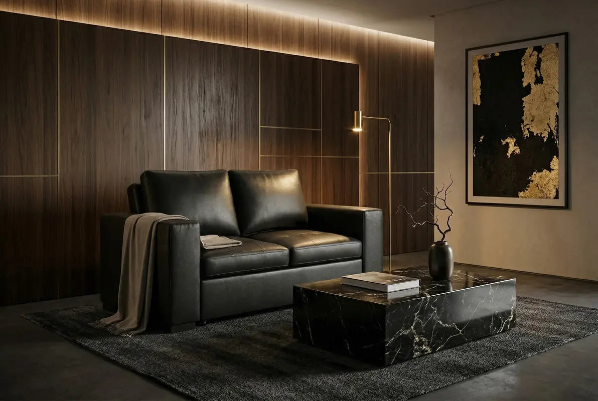 121400015:Claire Full Sleeper Loveseat, Styled