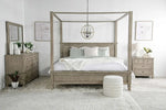COUNTRY02:Country Side Canopy Bed, StyledSide