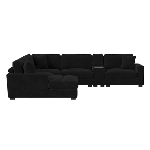 CUDDLE002:Cuddle Cloud 6 Piece Chaise Se, Side