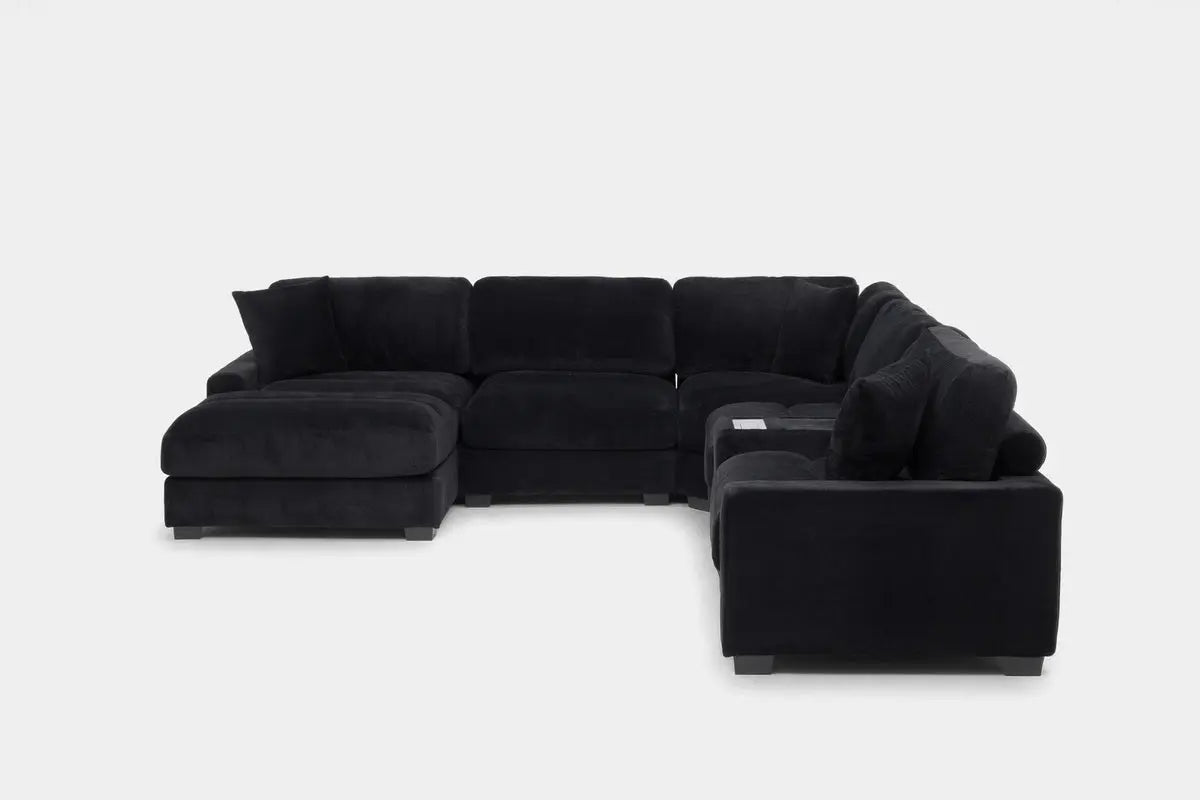 CUDDLE002:Cuddle Cloud 6 Piece Chaise Se, Side