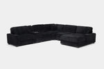 CUDDLE003:Cuddle Cloud 6 Piece Chaise Se, Angled