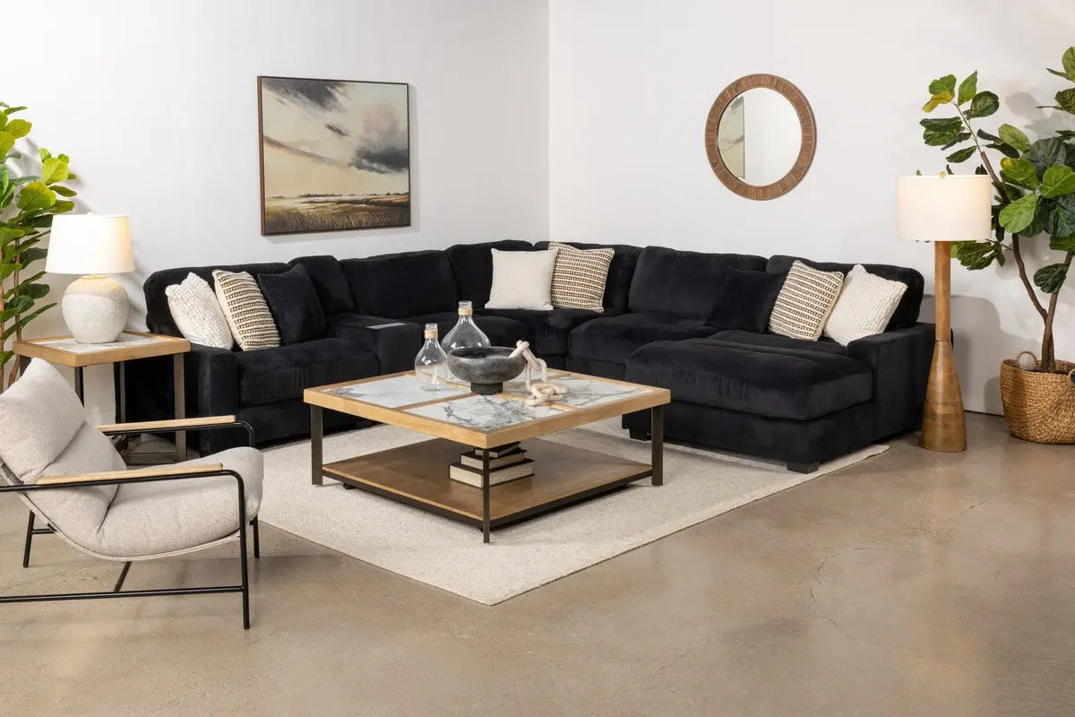 CUDDLE003:Cuddle Cloud 6 Piece Chaise Se,