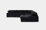 CUDDLE003:Cuddle Cloud 6 Piece Chaise Se, Side