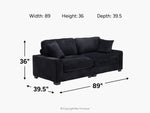 CUDDLE008:Cuddle Cloud Loveseat,