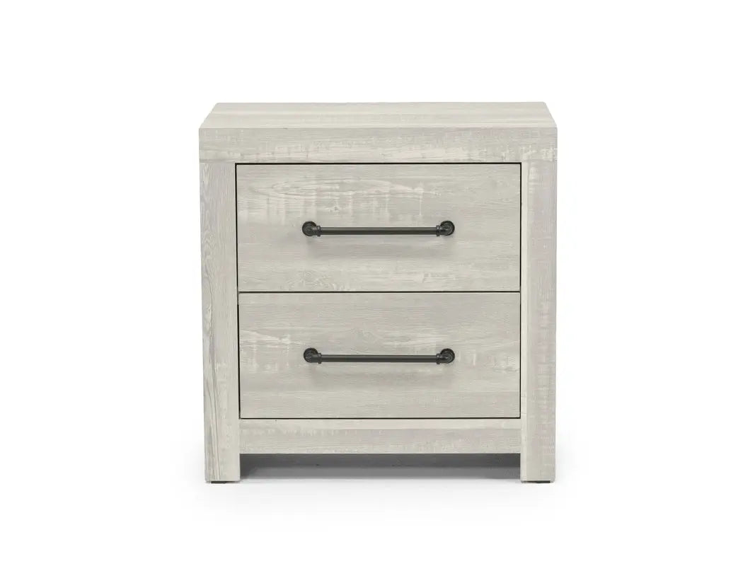 LATHAM007:Dallas Panel Bed With Lights &, Front