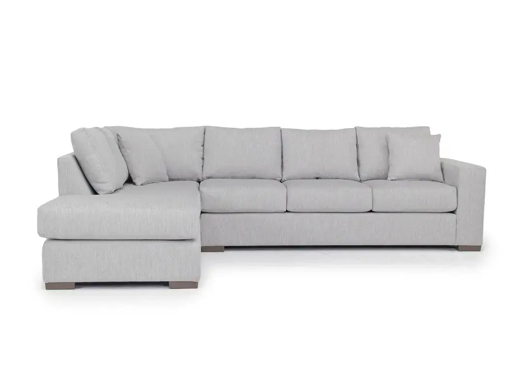 DENNON001:Dennon Sofa Chaise Sectional, Front