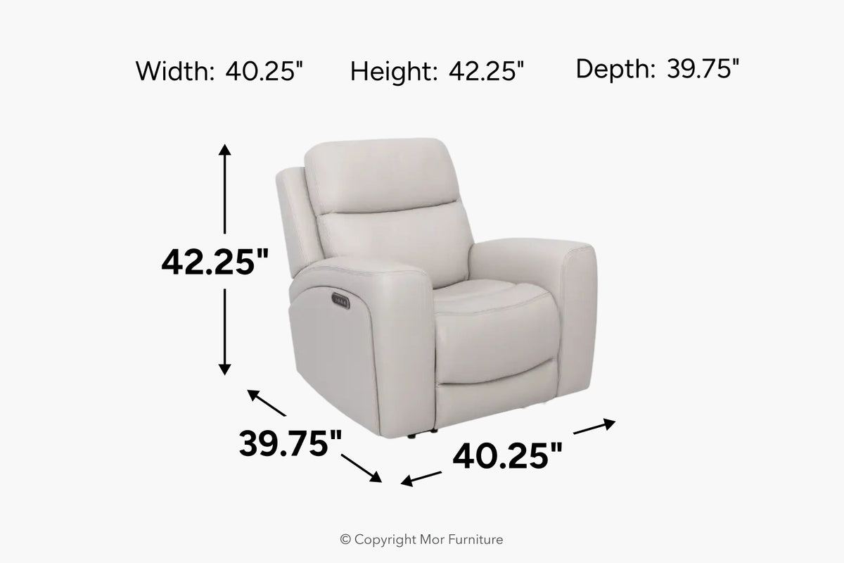 910577352:Denver 3 Power Recliner,