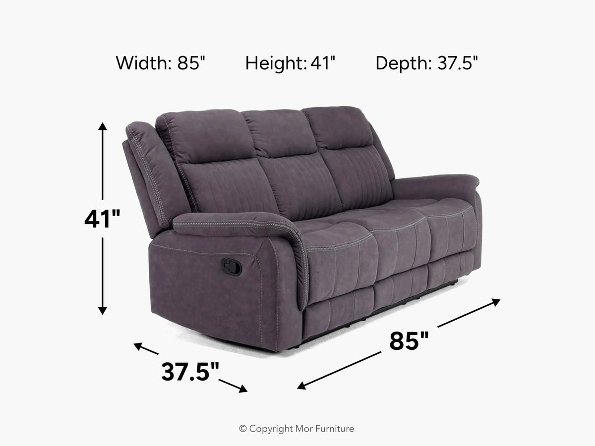 375041300:Diamond Reclining Sofa,