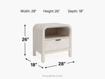 942351188:Drake Nightstand,