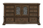 DURANGO75:Durango Sleigh Bed & Dresser &, Front