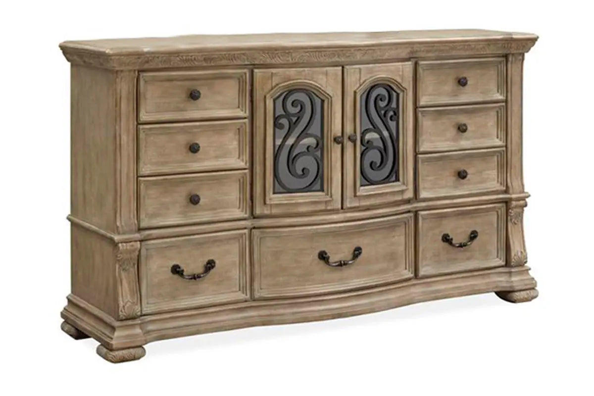 DURANGO65:Durango Sleigh Bed & Dresser &, AngledAngle