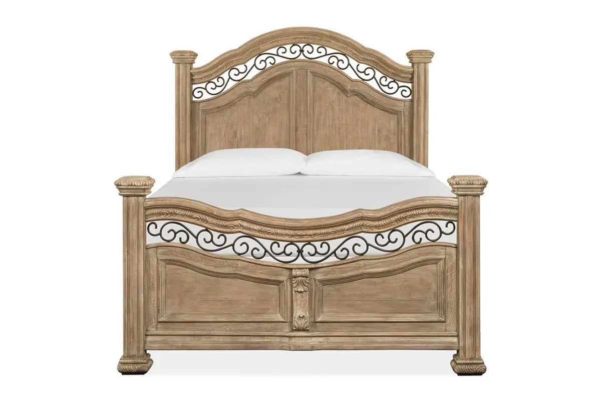 DURANGO60:Durango Panel Bed & Dresser & , Front