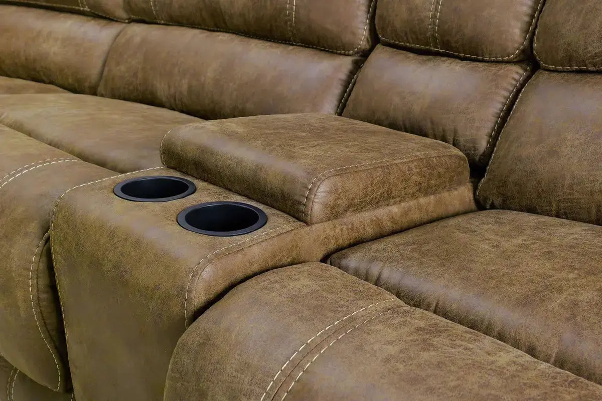 AZULNEW00:Dusty 6 Piece Reclining Sectio,