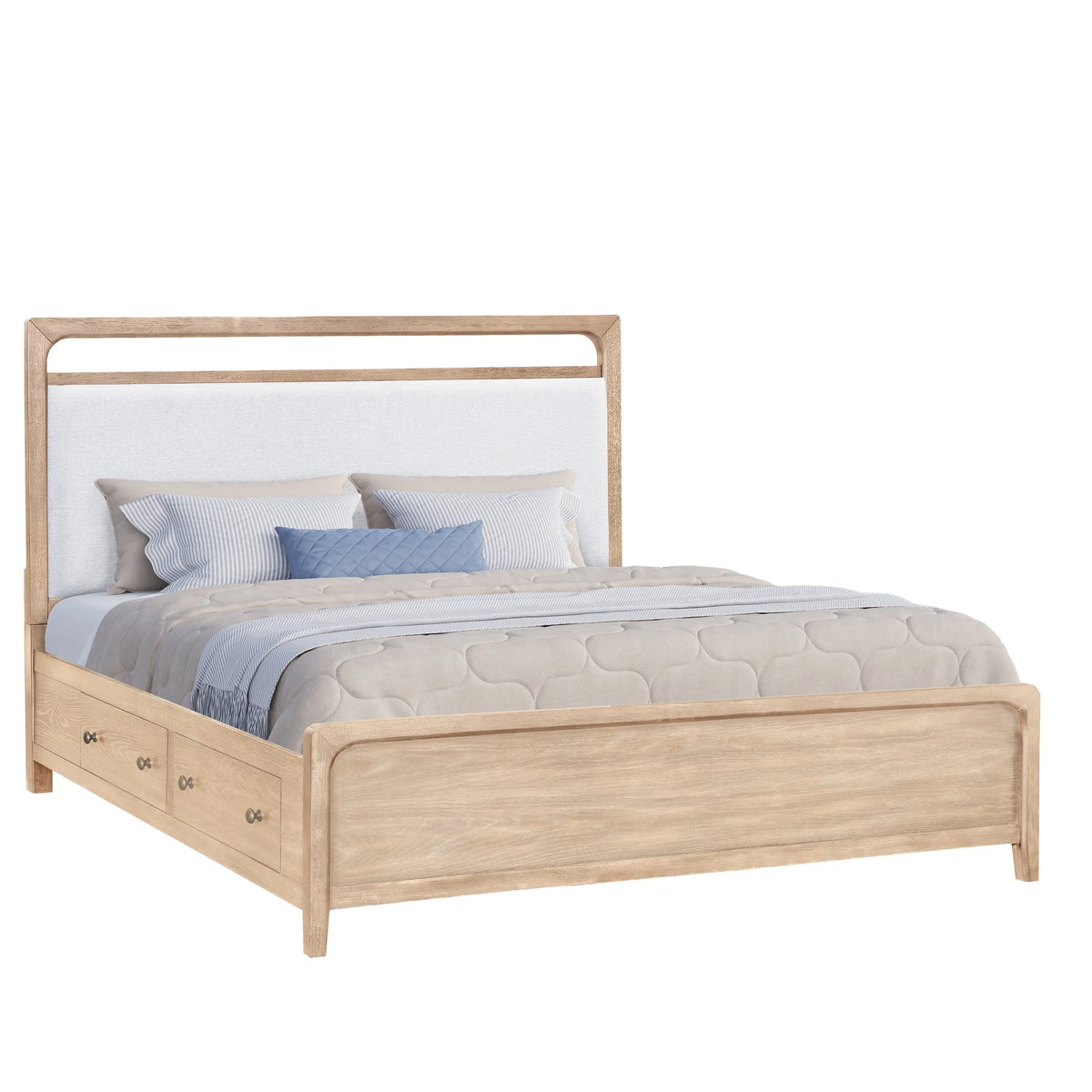 EASTON148:Easton Storage Bed & Dresser &, Angle