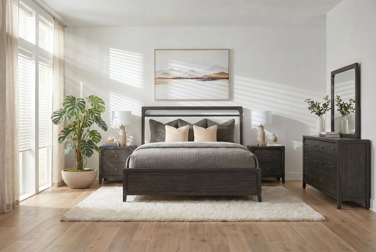 EASTON101:Easton Upholstered Bed,