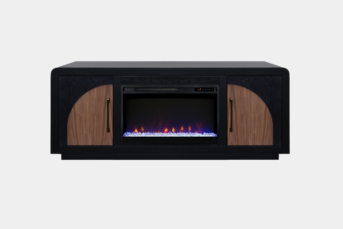 725881972:Eclipse Fireplace Console, Front
